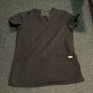 Figs scrub top XXS black